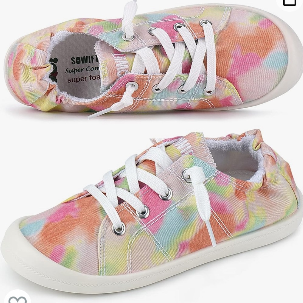 Sowift Women’s low slip on multicolored sneakers size 8